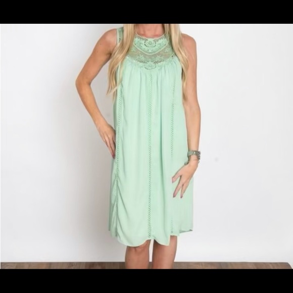 Lace Tank Dress - Picture 1 of 8